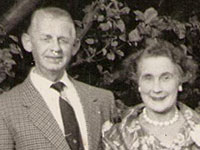 Margaret's brother Frank & his wife Mary 1959
